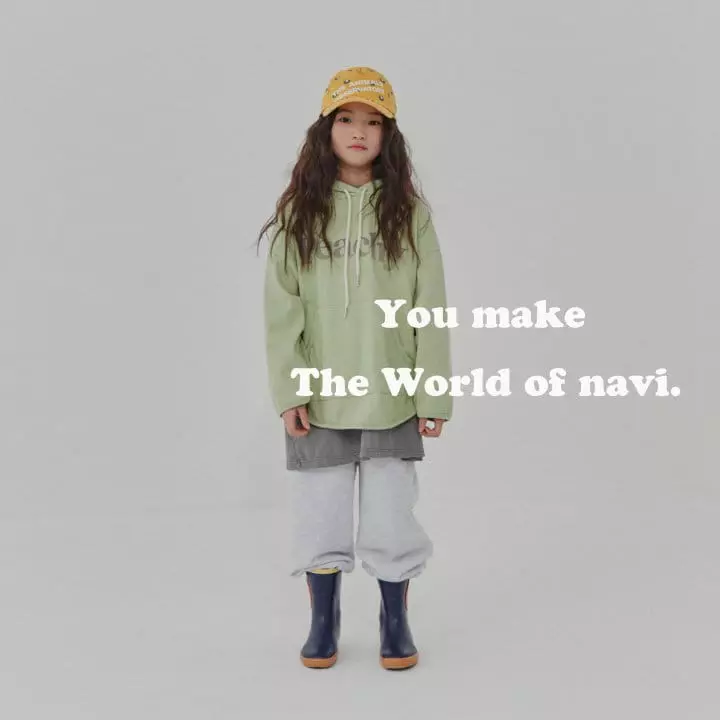 Navi - Korean Children Fashion - #magicofchildhood - Peach Hoody Tee