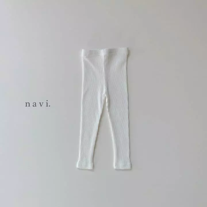 Navi - Korean Children Fashion - #minifashionista - Rib Leggings - 10