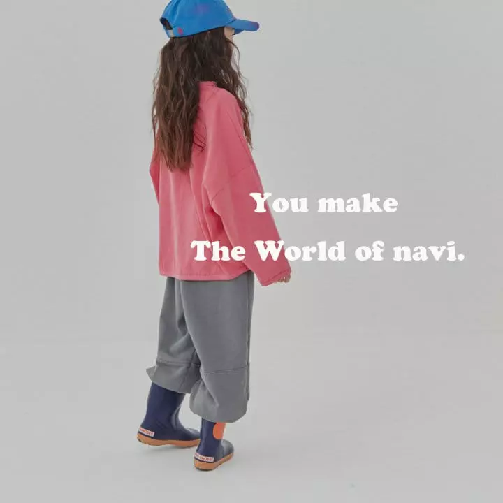 Navi - Korean Children Fashion - #prettylittlegirls - Font Tee - 5