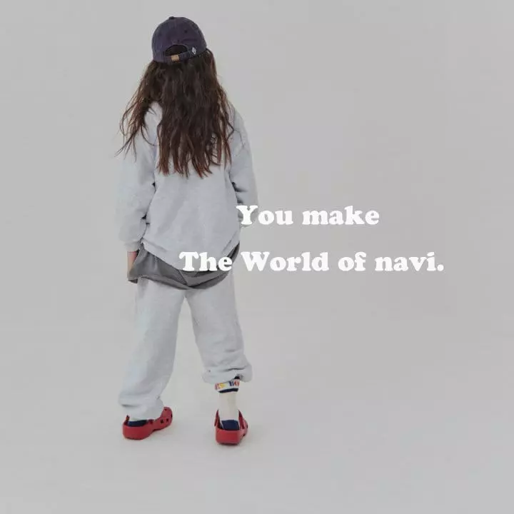 Navi - Korean Children Fashion - #stylishchildhood - Friends Half Zip-up - 8