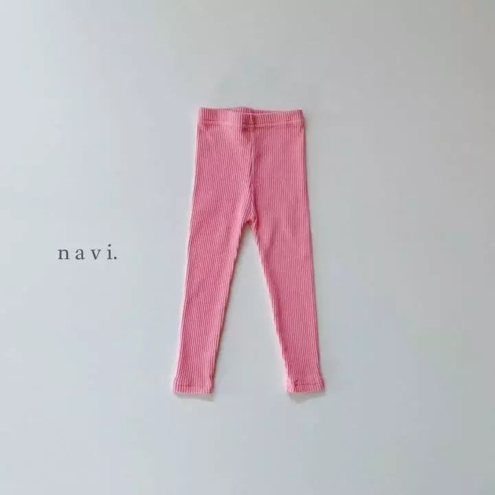 Navi - Korean Children Fashion - #todddlerfashion - Rib Leggings - 12