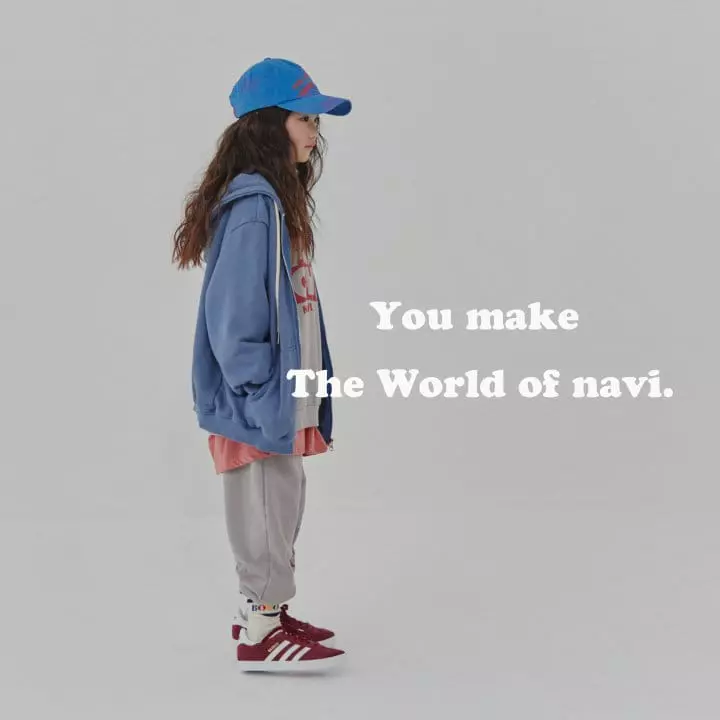 Navi - Korean Children Fashion - #todddlerfashion - Best Hoody Zip-up - 5