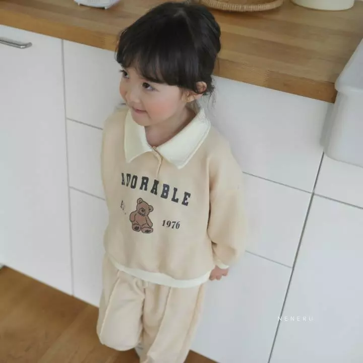 Neneru - Korean Baby Fashion - #babyoninstagram - Adorable Top Bottom Set - 3