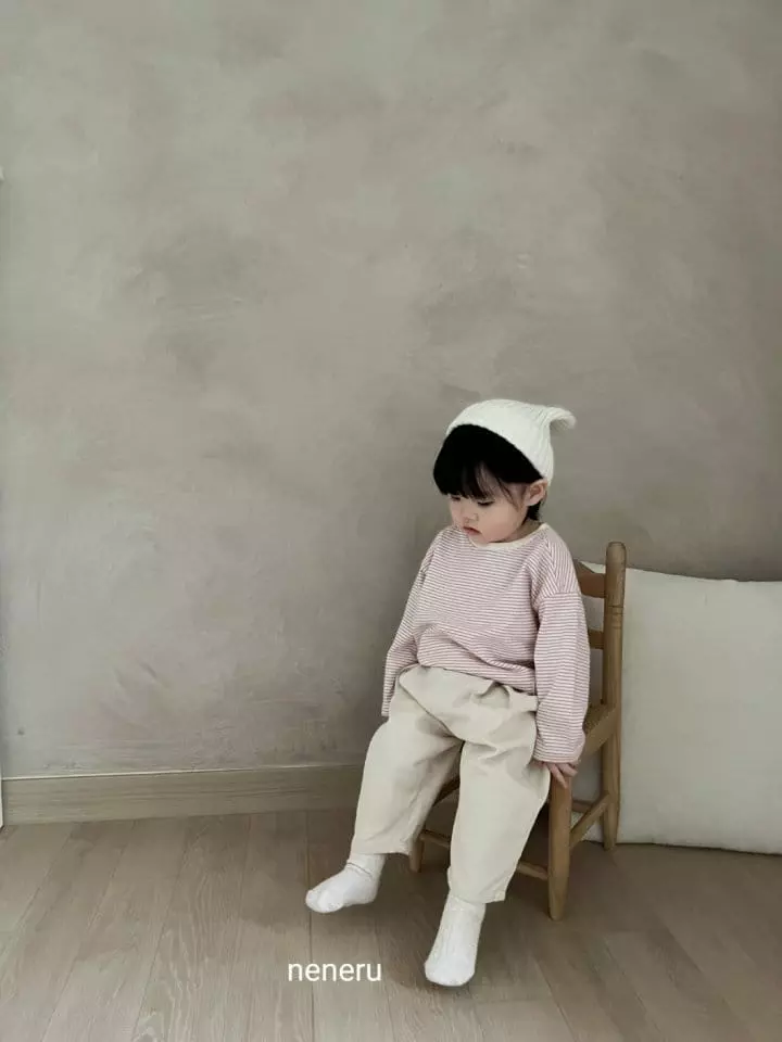 Neneru - Korean Baby Fashion - #onlinebabyboutique - Bettu Stripes Tee - 8