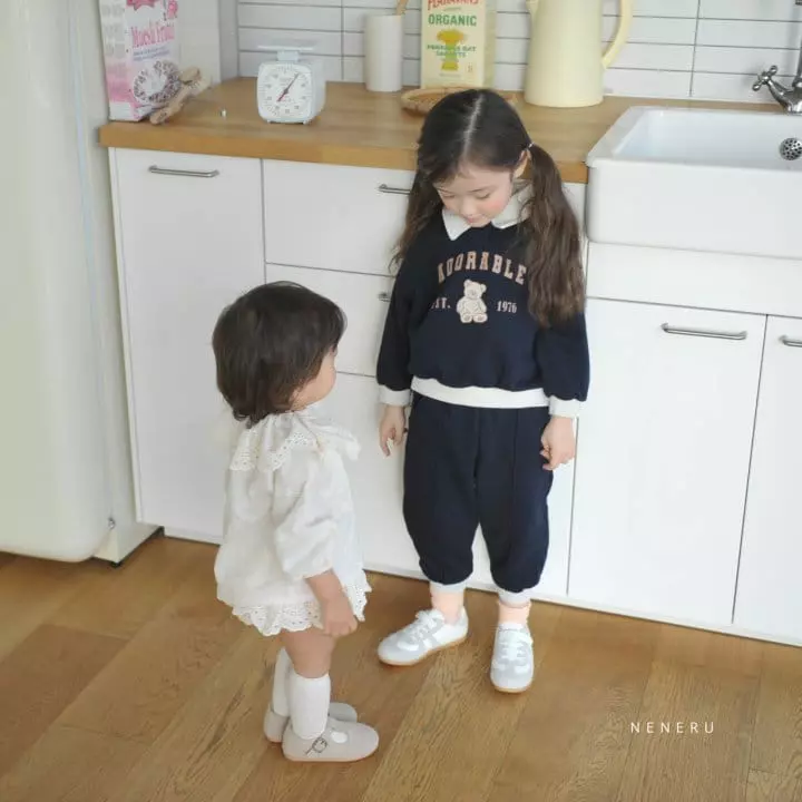 Neneru - Korean Baby Fashion - #smilingbaby - Adorable Top Bottom Set - 11