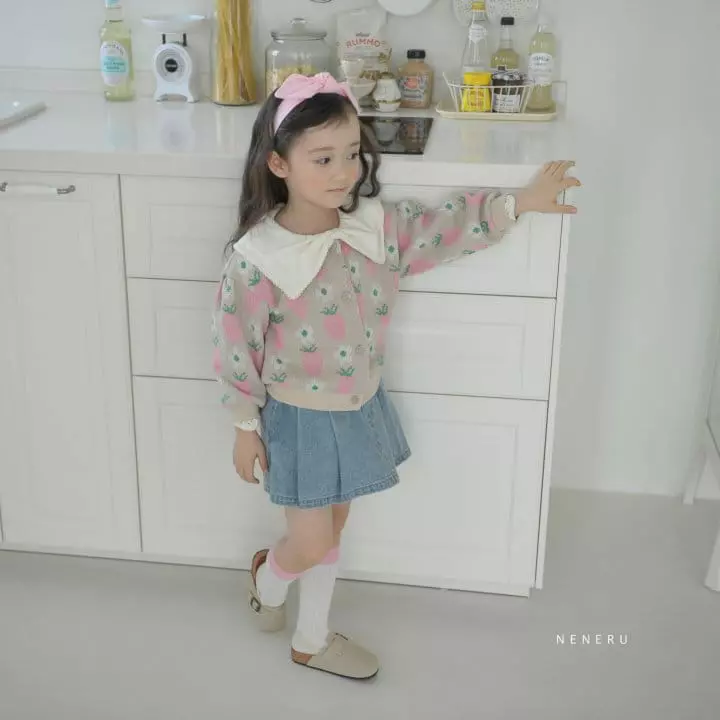 Neneru - Korean Children Fashion - #childofig - Belly Skirt Pants Beige - 5