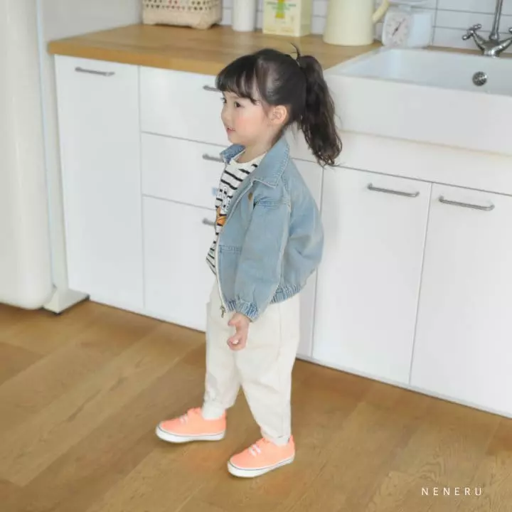 Neneru - Korean Children Fashion - #kidsstore - Tomi Denim Jacket - 9