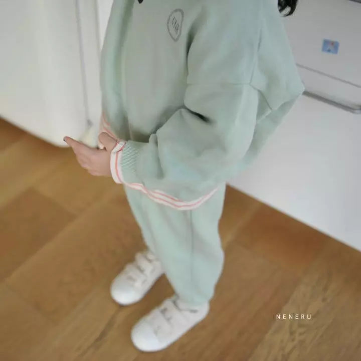 Neneru - Korean Children Fashion - #minifashionista - Twotwo Collar Top Bottom Set - 9