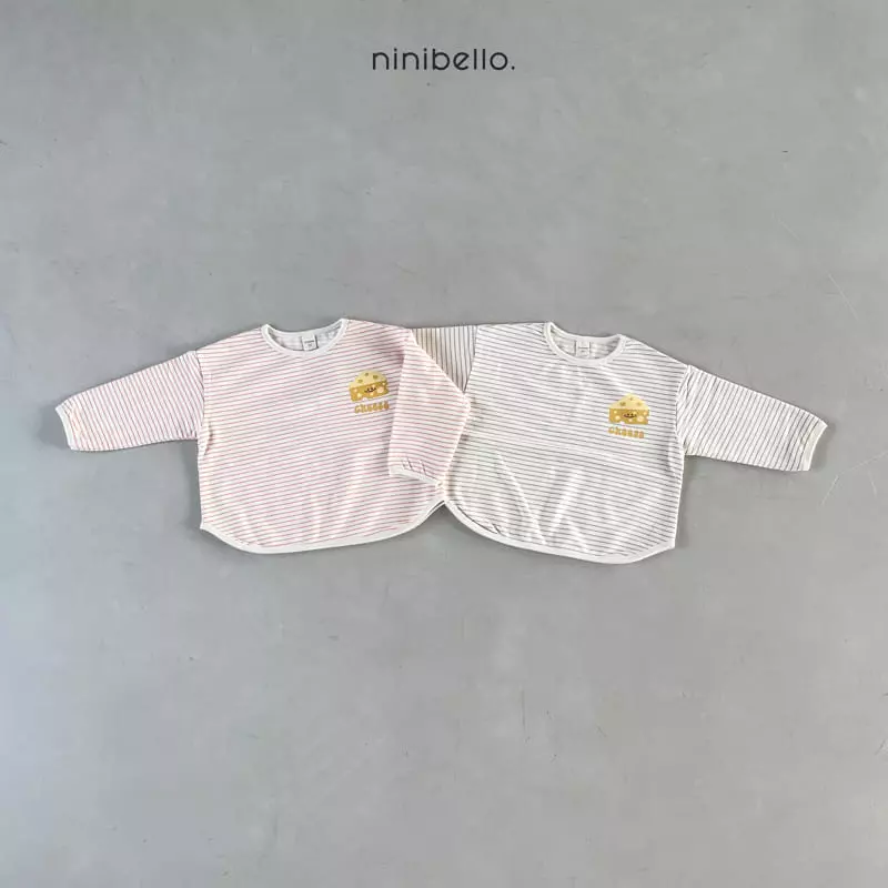 Ninibello - Korean Children Fashion - #Kfashion4kids - Cheese Strips Tee - 2