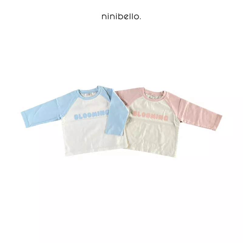 Ninibello - Korean Children Fashion - #prettylittlegirls - Blooming Raglan Tee - 4