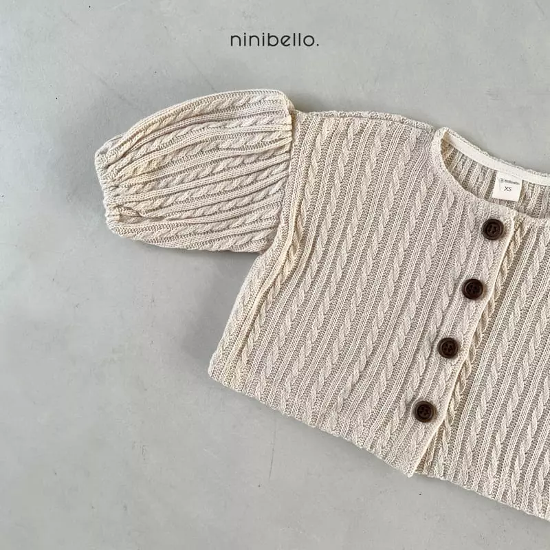 Ninibello - Korean Children Fashion - #childrensboutique - Wood Cardigan