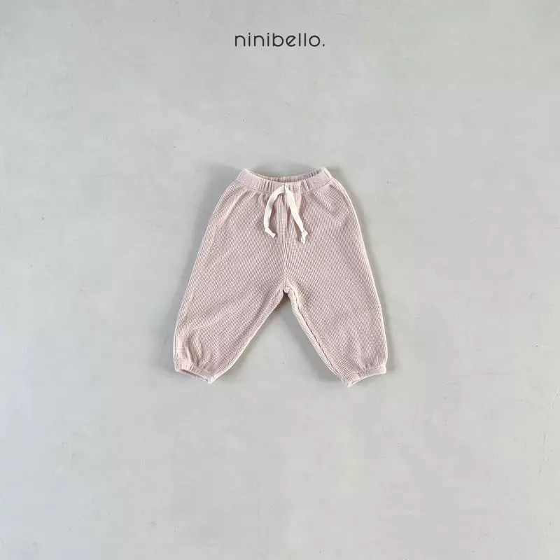 Ninibello - Korean Children Fashion - #fashionkids - Cracker Waffle Pants - 9
