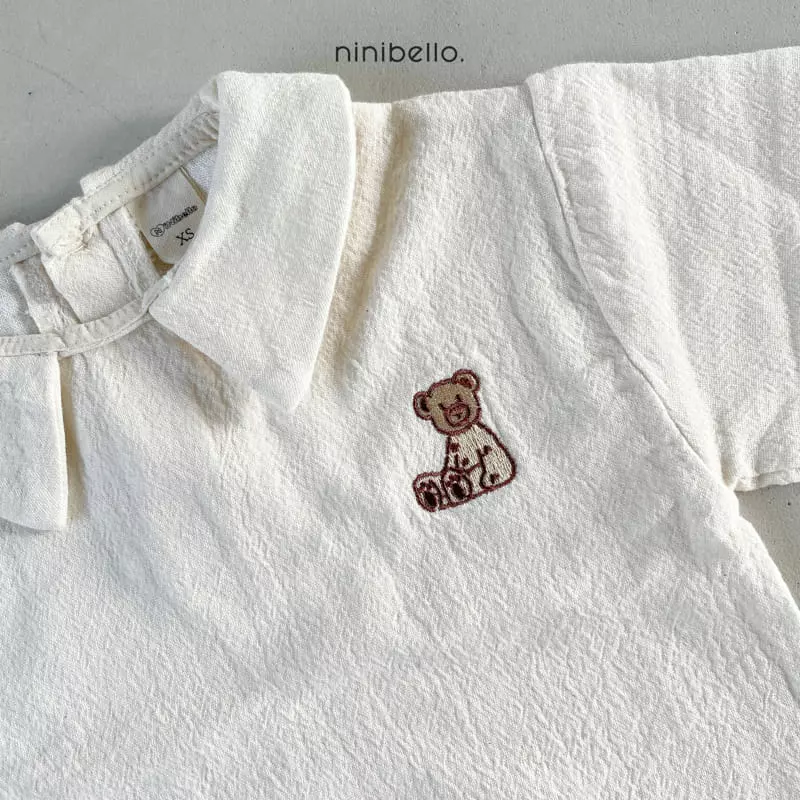 Ninibello - Korean Children Fashion - #fashionkids - Munggo Collar Tee - 6
