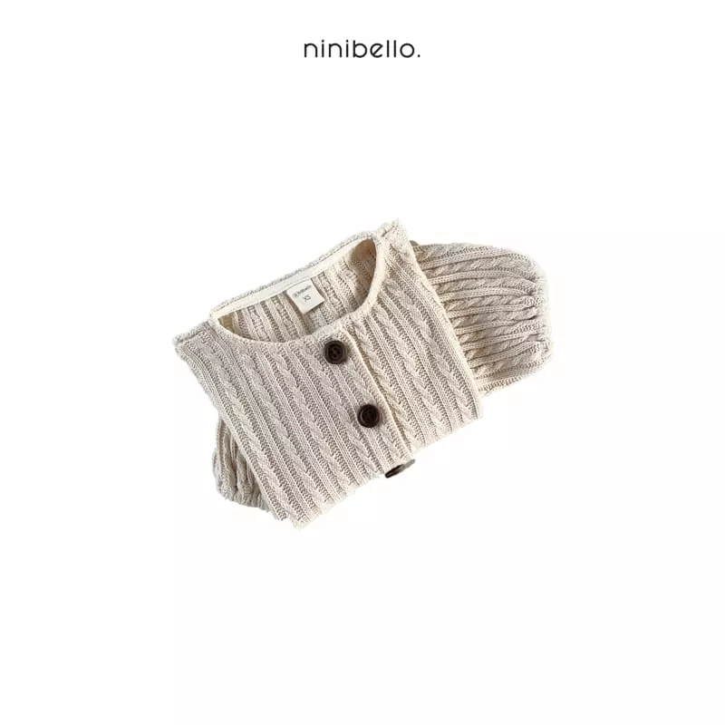 Ninibello - Korean Children Fashion - #kidsshorts - Wood Cardigan - 5