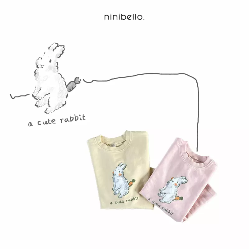 Ninibello - Korean Children Fashion - #littlefashionista - Rabbit Sweatshirt One-piece