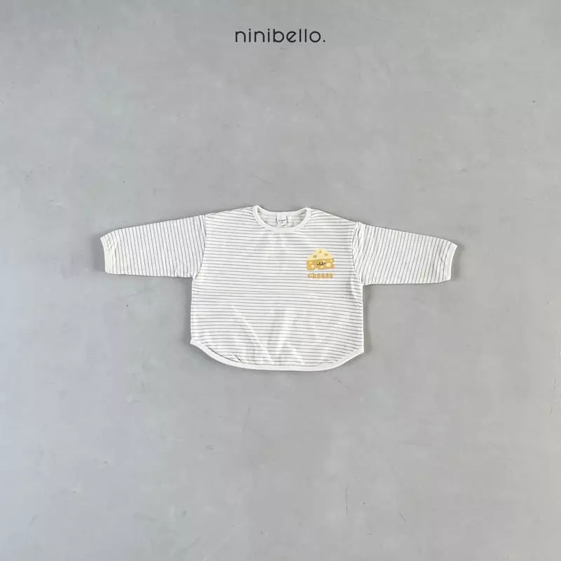 Ninibello - Korean Children Fashion - #littlefashionista - Cheese Strips Tee - 3