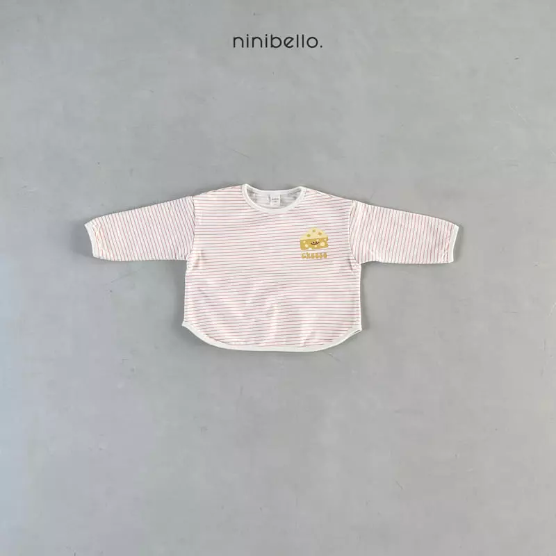 Ninibello - Korean Children Fashion - #littlefashionista - Cheese Strips Tee - 4