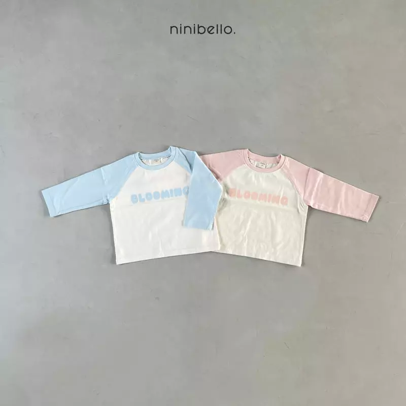 Ninibello - Korean Children Fashion - #prettylittlegirls - Blooming Raglan Tee - 3