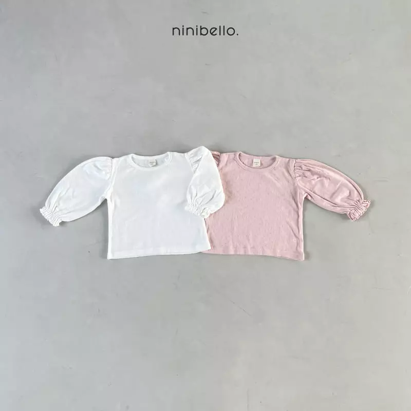 Ninibello - Korean Children Fashion - #prettylittlegirls - Ruffle Puff Tee - 4