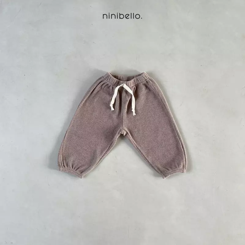 Ninibello - Korean Children Fashion - #todddlerfashion - Cracker Waffle Pants - 2