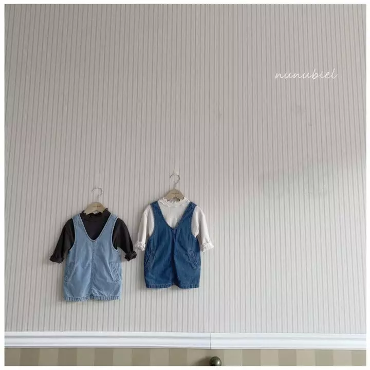 Nunubiel - Korean Baby Fashion - #babyboutiqueclothing - Lips DenimOne-piece - 4