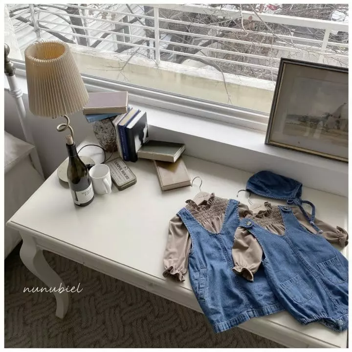Nunubiel - Korean Baby Fashion - #babyfever - Lips DenimOne-piece - 6