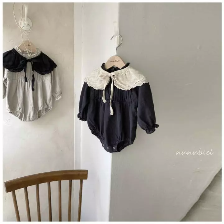 Nunubiel - Korean Baby Fashion - #babylifestyle - Pintuck Bodysuit with Bonnet - 6