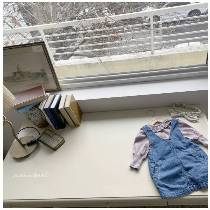 Nunubiel - Korean Baby Fashion - #babyoninstagram - Lips DenimOne-piece - 9
