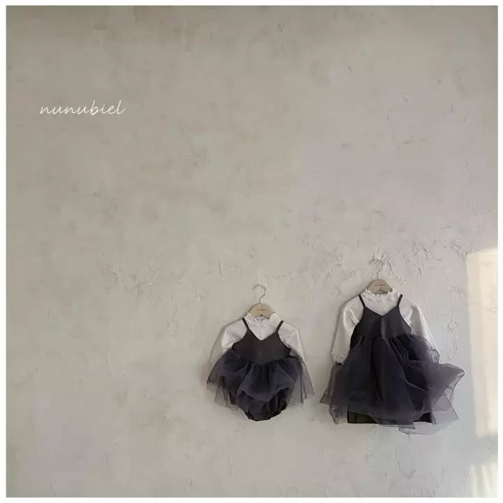 Nunubiel - Korean Children Fashion - #Kfashion4kids - Mesh One-piece - 5