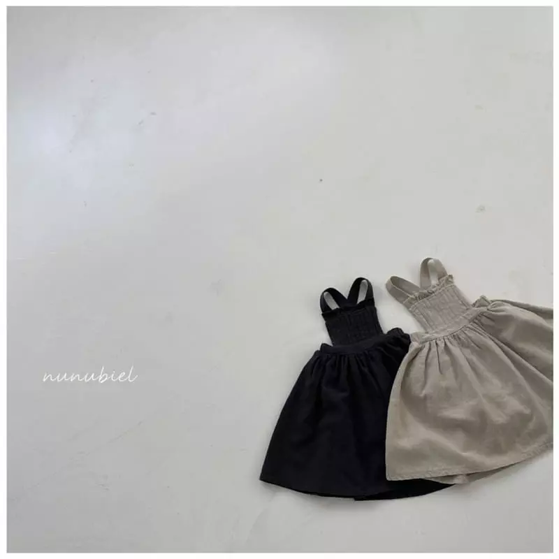 Nunubiel - Korean Children Fashion - #discoveringself - Oxford Suspender One-piece