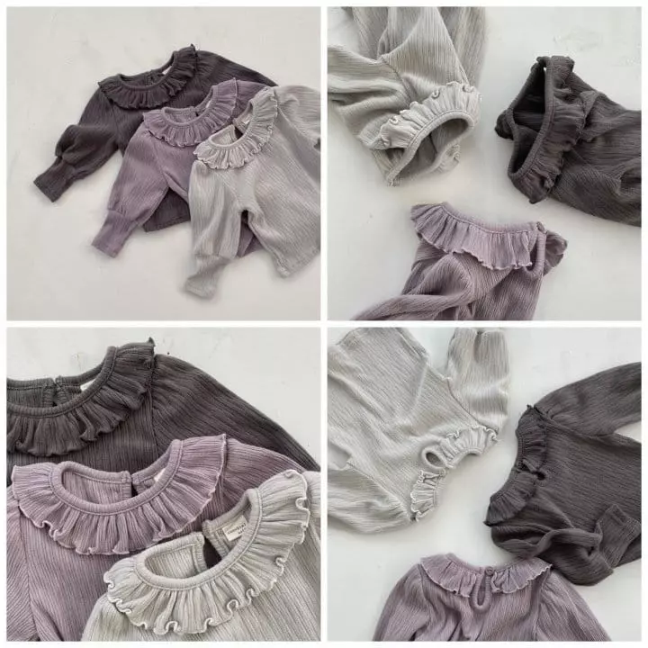 Nunubiel - Korean Children Fashion - #fashionkids - Puff Sleeve Tee - 3
