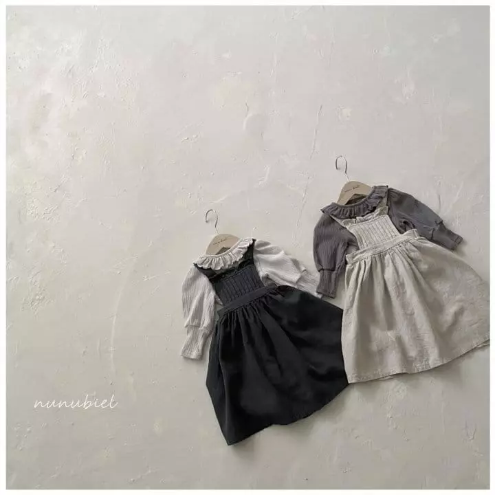 Nunubiel - Korean Children Fashion - #kidsstore - Puff Sleeve Tee - 5