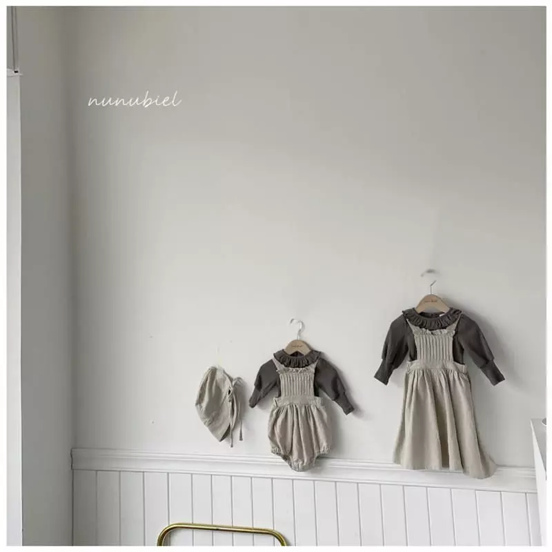 Nunubiel - Korean Children Fashion - #littlefashionista - Oxford Suspender One-piece - 7