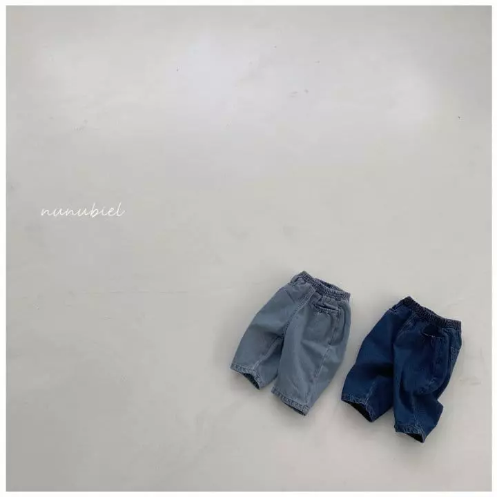 Nunubiel - Korean Children Fashion - #prettylittlegirls - Pintuck Denim Pants
