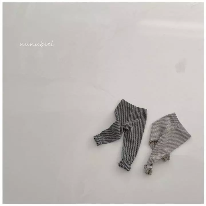 Nunubiel - Korean Children Fashion - #toddlerclothing - Strpes Leggings