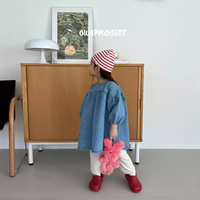 O Wa - Korean Children Fashion - #childofig - Denim One-piece - 10