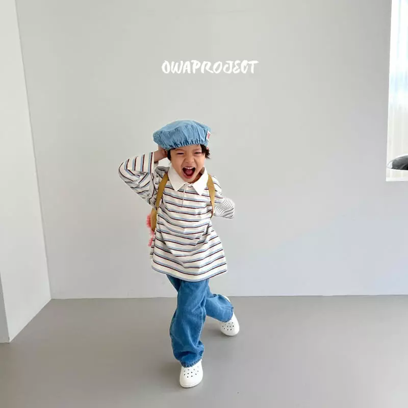 O Wa - Korean Children Fashion - #discoveringself - Multi Collar Tee - 3
