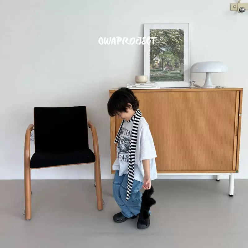 O Wa - Korean Children Fashion - #fashionkids - Stripes Muffler - 6