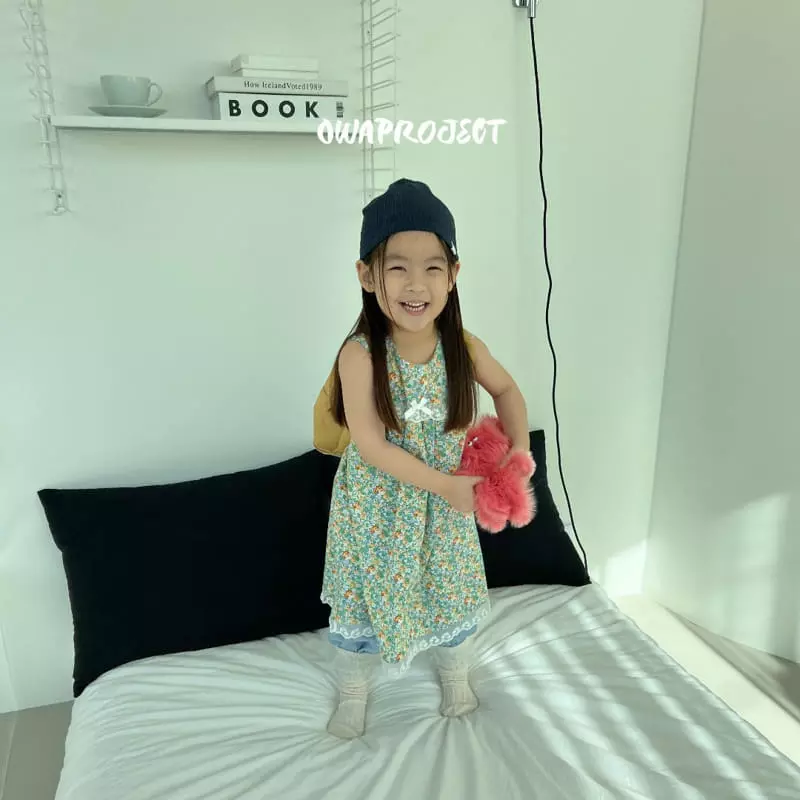 O Wa - Korean Children Fashion - #fashionkids - Ribbon One-piece - 2