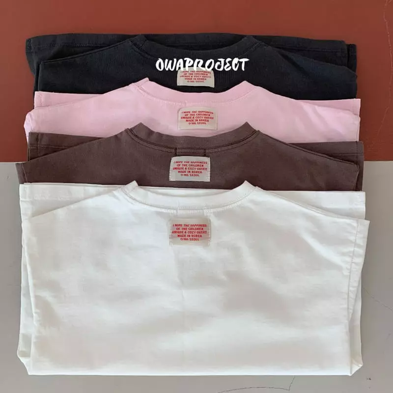 O Wa - Korean Children Fashion - #kidsshorts - Owa Tee