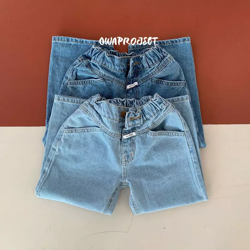 O Wa - Korean Children Fashion - #kidzfashiontrend - Owa Jeans