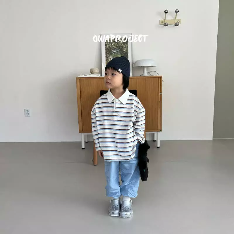 O Wa - Korean Children Fashion - #kidzfashiontrend - Multi Collar Tee - 7