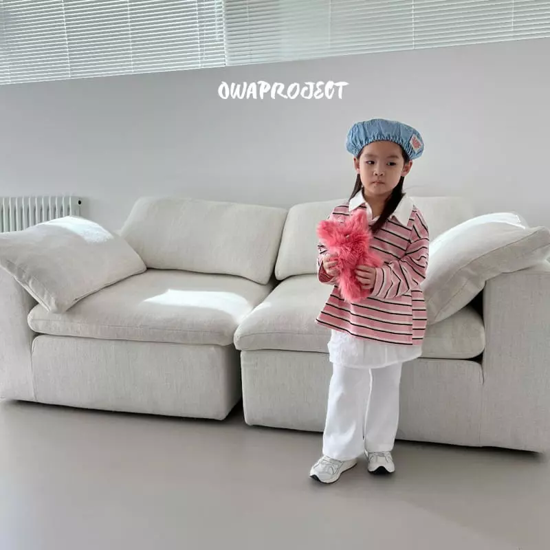 O Wa - Korean Children Fashion - #minifashionista - Multi Collar Tee - 11