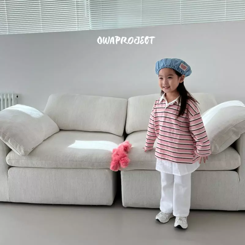 O Wa - Korean Children Fashion - #prettylittlegirls - Multi Collar Tee - 12