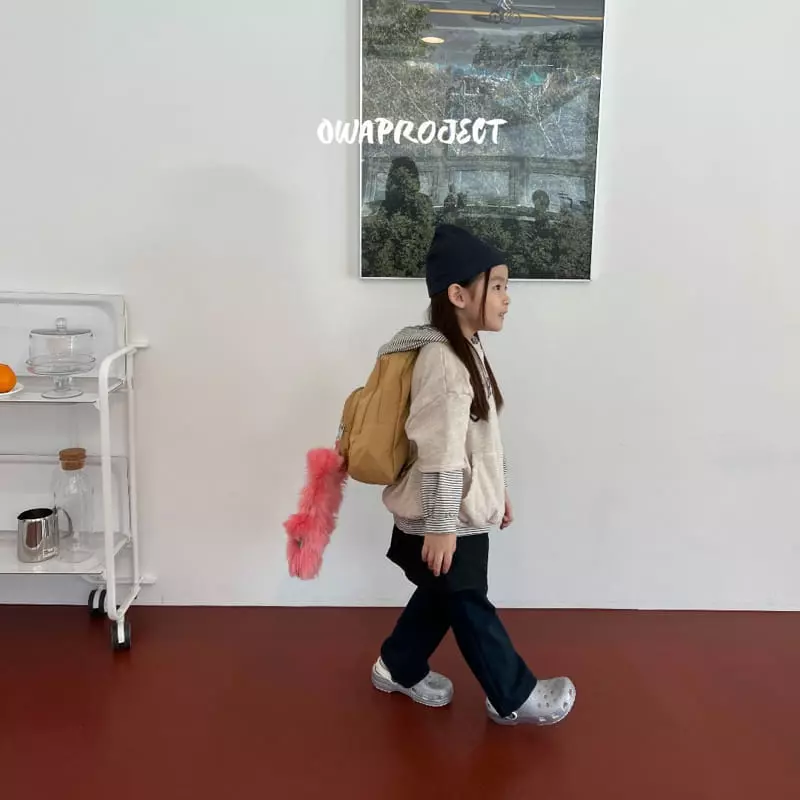 O Wa - Korean Children Fashion - #todddlerfashion - Single Hoody Tee - 12