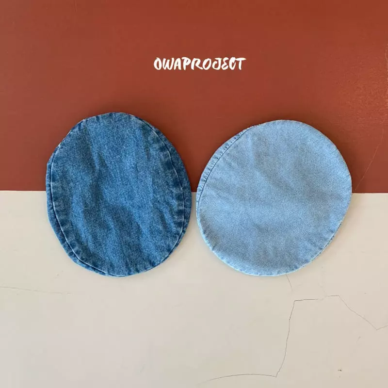 O Wa - Korean Children Fashion - #toddlerclothing - Denim Beret Hat