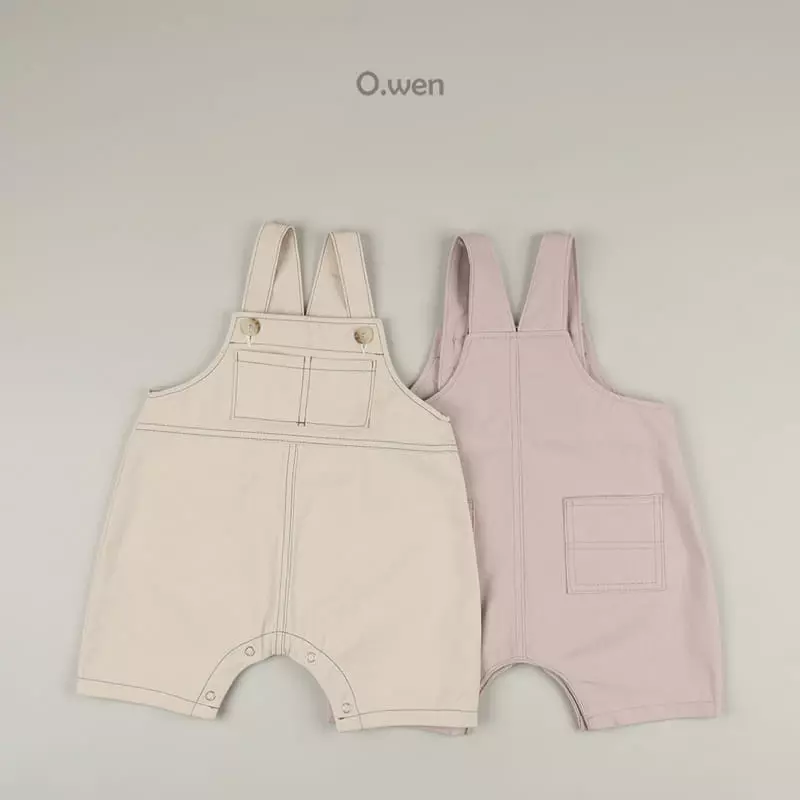 O Wen - Korean Children Fashion - #fashionkids - Bebe Cotton Dungarees - 2