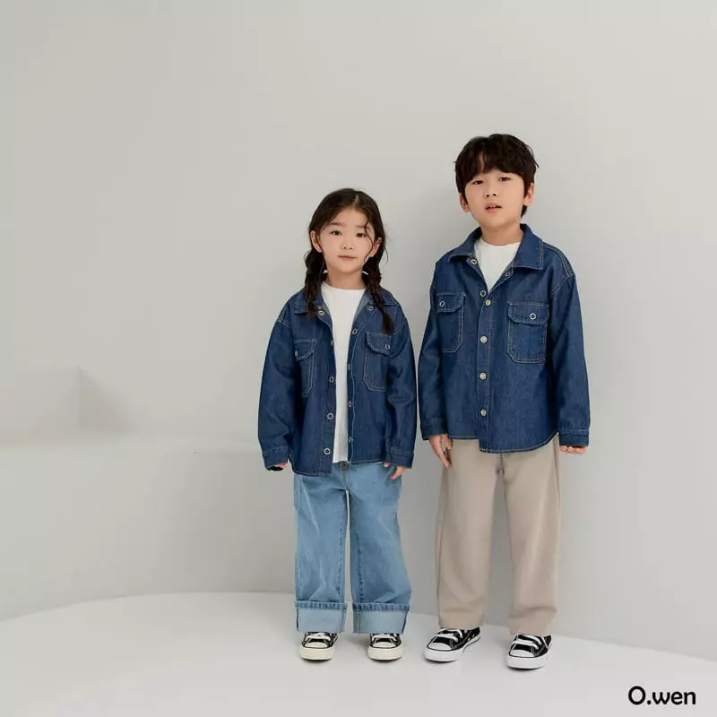 O Wen - Korean Children Fashion - #kidsstore - 1616 Denim Shirt - 2