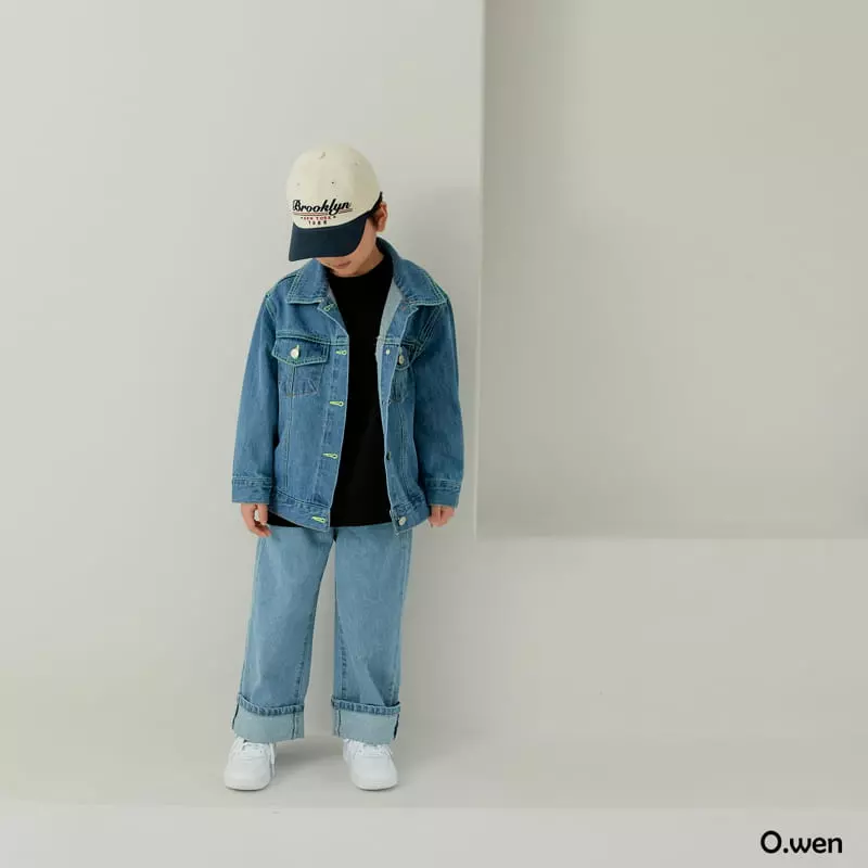 O Wen - Korean Children Fashion - #littlefashionista - 2301 Roll-up Jeans - 8