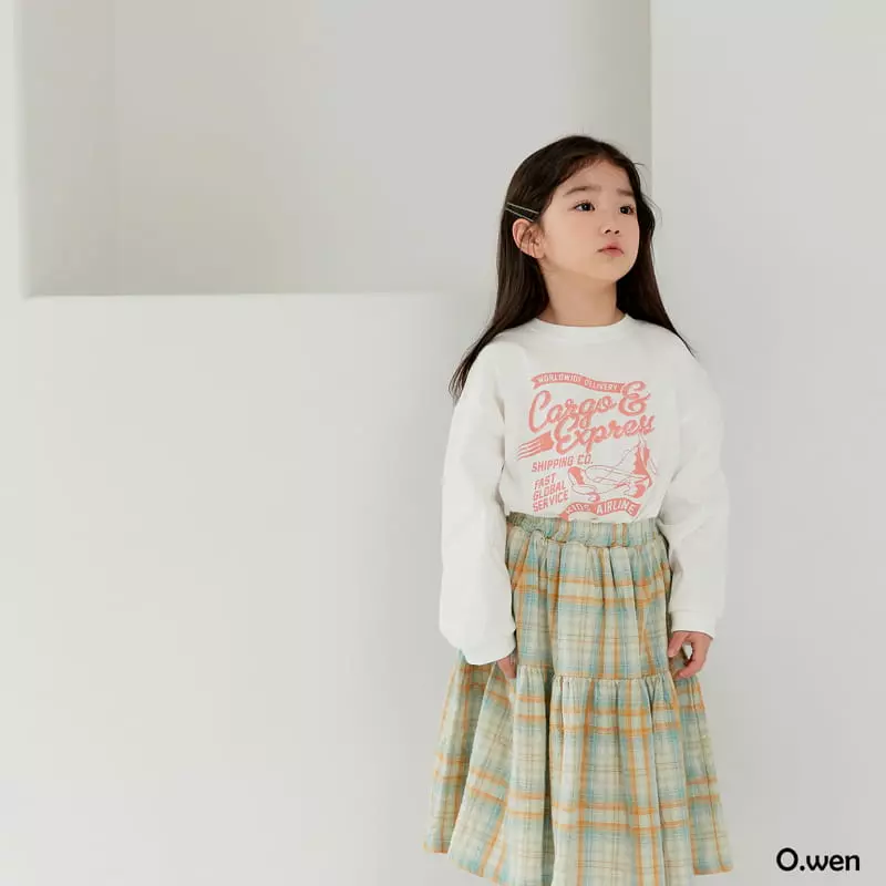 O Wen - Korean Children Fashion - #Kfashion4kids - Spring Check Skirt - 4